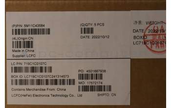 Lenovo 5M11C43584 MECH_ASM KB C RUS BKLT(PMX)PT US BK
