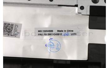 Lenovo 5M11C43812 MECH_ASM KB C TUR BKLT(PMX)PT FP UK BK