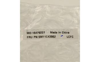Lenovo 5M11C43962 MECH_ASM FRU W/MIC BZL Sheet+FHD/LP Tape