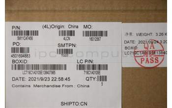 Lenovo 5M11C47456 MECH_ASM KB C UKE BKLT(PMX)PT UKBK