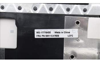 Lenovo 5M11C47609 MECH_ASM KB C ARA BKLT(PMX)PT FPR USBK