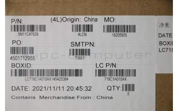 Lenovo 5M11C47639 MECH_ASM KB C NOR BKLT(PMX)PT FPR UKBK