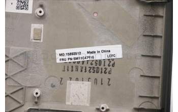 Lenovo 5M11C47916 MECH_ASM KBD W/C FRA BKLT(SUN) UK BK