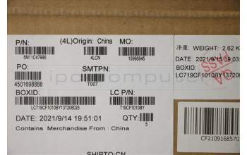 Lenovo 5M11C47996 MECH_ASM KBD W/C TC BKLT(SUN) US BK