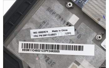 Lenovo 5M11C48021 MECH_ASM KBD W/C ARA BKLT(CHY) USWWBK