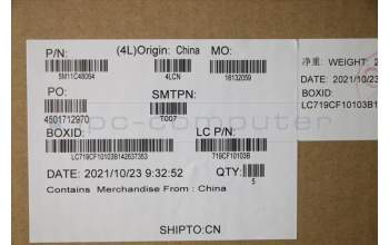 Lenovo 5M11C48064 MECH_ASM KBD W/C FRA BKLT(SUN) UKWWBK