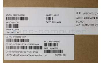 Lenovo 5M11C53275 MECH_ASM GRP KBD BZL,FRA/ENG,WW,DB,CHY