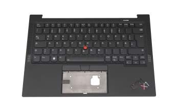 5M11C53276 teclado incl. topcase original Lenovo DE (alemán) negro/negro con retroiluminacion y mouse stick
