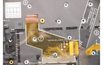 Lenovo 5M11C53305 MECH_ASM GRP KBD BZL,CZE/SLK,WL,DB,SUN