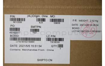 Lenovo 5M11C53356 MECH_ASM GRP KBD BZL,KOR,WW,DB,SUN