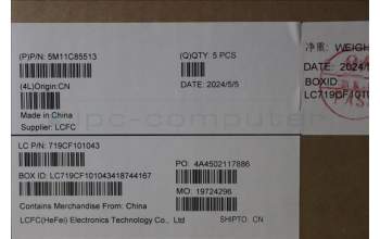 Lenovo 5M11C85513 MECH_ASM KBD W/C UKE BKLT(CHY) UKWWBK