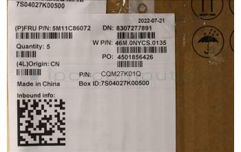 Lenovo 5M11C86072 MECH_ASM FRASMKB SWS CcCpWFCBKNWWNWL Tr