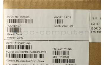 Lenovo 5M11C88879 MECH_ASM KBD NOR BKLT (CHI) BLK