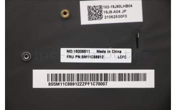Lenovo 5M11C88912 MECH_ASM KBD JPN BKLT (CHI) BLK