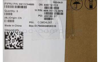 Lenovo 5M11C94689 MECH_ASM FRU ASM KYB GER CcCP NW Transim