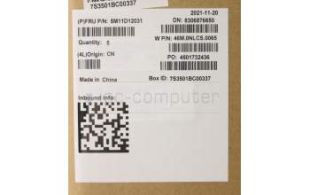 Lenovo 5M11D12031 MECH_ASM NoWW C-Cvr+HUN KB ASM,CHY
