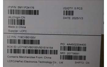 Lenovo 5M11F24176 MECH_ASM FRU KB w/Cc THAI(Sun)FPR US BK