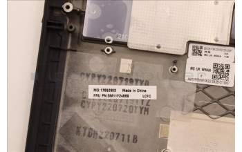 Lenovo 5M11F24689 MECH_ASM KBD/C BUL BKLT CHI WW UKBK