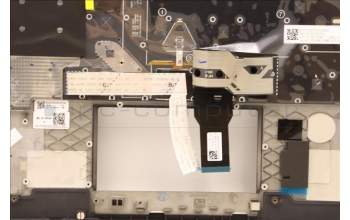 Lenovo 5M11F24792 MECH_ASM KBD/C SWE/FIN BKLT(SUN) WW UKBK