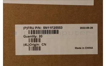Lenovo 5M11F25553 MECH_ASM FRU Ccov YOGA N-WFC SG Fenrir