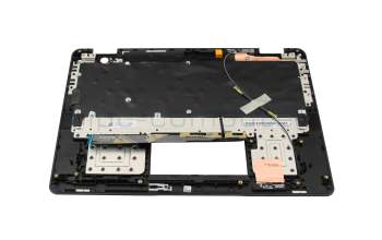 5M11F25712 teclado incl. topcase original Lenovo DE (alemán) antracita/negro con retroiluminacion (Thunder Black)