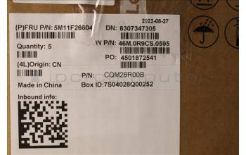 Lenovo 5M11F26604 MECH_ASM FRUBKLT US EN PTCcovWFC,BKSNXWW