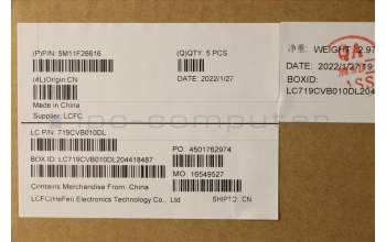 Lenovo 5M11F26616 MECH_ASM KB w/Ccvr LA SPA-SRX UK BK