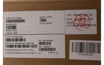 Lenovo 5M11F26645 MECH_ASM KBw/CcvrINDENGBKLT-TSG FP US BK