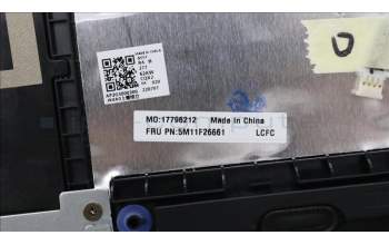 Lenovo 5M11F26661 MECH_ASM KBw/Ccvr UKE BKLT-LTN FP UK BK