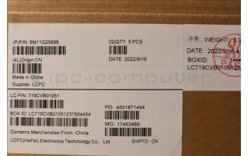 Lenovo 5M11G25896 MECH_ASM KBw/Ccvr HUN BKLT-TSG FP UK BK