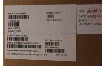 Lenovo 5M11G26496 MECH_ASM KB w/Ccv ENG BKLT PMX US SR