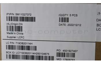 Lenovo 5M11G27372 MECH_ASM KB CCov TC BKLT Chicon BK