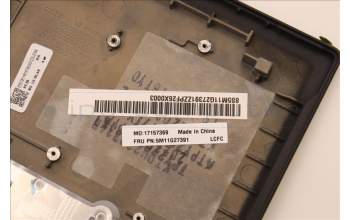 Lenovo 5M11G27391 MECH_ASM KB CCov UKE BKLT Sunrex BK