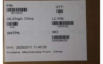 Lenovo 5M11G56145 MECH_ASM CS21 2bCP,Glass,BLK,NFC,TRA