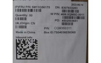 Lenovo 5M11G56175 MECH_ASM CS21 3+2bCP,GMyr,VB1,NFC,TRI