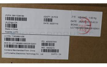 Lenovo 5M11G56180 MECH_ASM CS22 3+2bCPLC,GL-Mylar,DB4,SRX