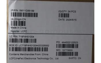 Lenovo 5M11G56199 TOUCHPAD CS23 3+2bCP,GL,BK,NONFC,CHY