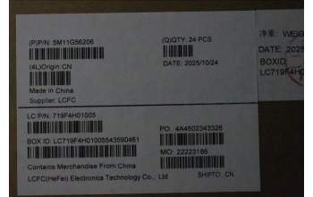 Lenovo 5M11G56206 TOUCHPAD CS23 3+2bCP,GL,BK,NFC,TRI