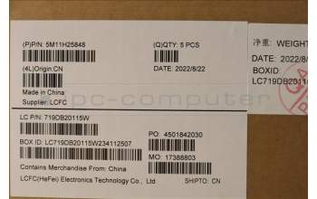 Lenovo 5M11H25848 MECH_ASM KB CCov CZE/SLK BKLT Chic WW BK