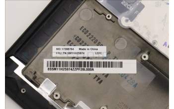 Lenovo 5M11H25974 MECH_ASM KB CCov LA SPA BKLT Trans WW BK
