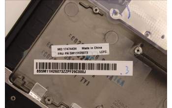 Lenovo 5M11H26073 MECH_ASM KBD C-Cov UKE BKLT Chicon WW BK