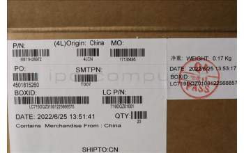 Lenovo 5M11H26972 MECH_ASM Power BRK W/FPR GY