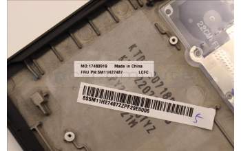 Lenovo 5M11H27487 MECH_ASM KBD Cc SLV BKLT(CHY) UK BK