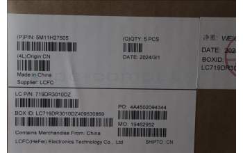 Lenovo 5M11H27505 MECH_ASM KBD Cc SWE/FIN BKLT(LTN)UK BK