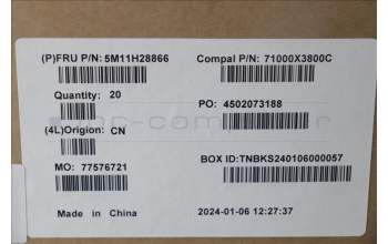 Lenovo 5M11H28866 MECH_ASM SYS_COVER_BACK_ASSY_LUNA_GREY