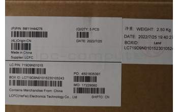 Lenovo 5M11H44276 MECH_ASM GRP KBD BZL,ARA,WL,DB,SUN