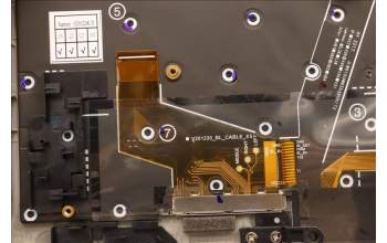 Lenovo 5M11H44315 MECH_ASM GRP KBD BZL,JPN,WL,DB,SUN