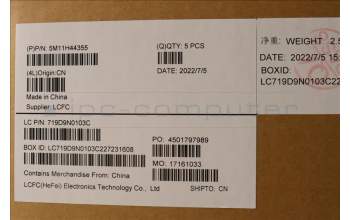 Lenovo 5M11H44355 MECH_ASM GRP KBD BZL,BEL,WW,DB,SUN