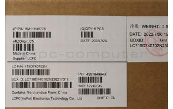 Lenovo 5M11H45776 MECH_ASM KBD BZL,WW,GY,CHY,ILD