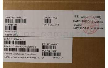 Lenovo 5M11H45823 MECH_ASM KBD BZL,WL,GY,SRX,EURO ENG